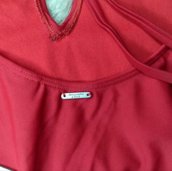 Abercrombie & Fitch Intrepid Wanderlust In Red Hot Swimsuit Size M - Picture 8 of 9